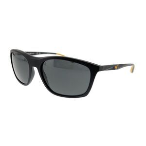 Emporio Armani 0EA4179 500187 Matte Black Square Sunglasses